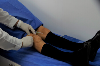 Preparación de rodilla
